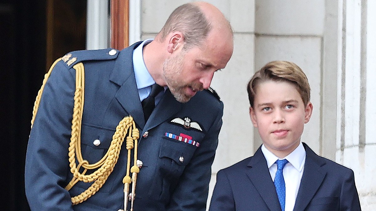 Prince George's 'big moment' as he makes surprise appearance at tea party