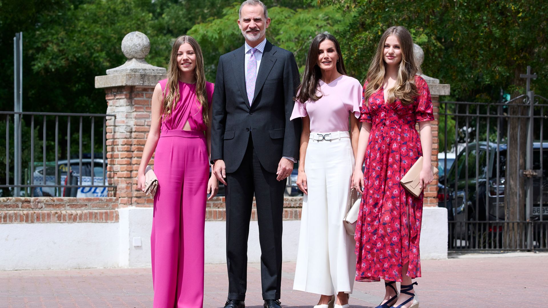 King Felipe and Queen Letizia with their two daughters
