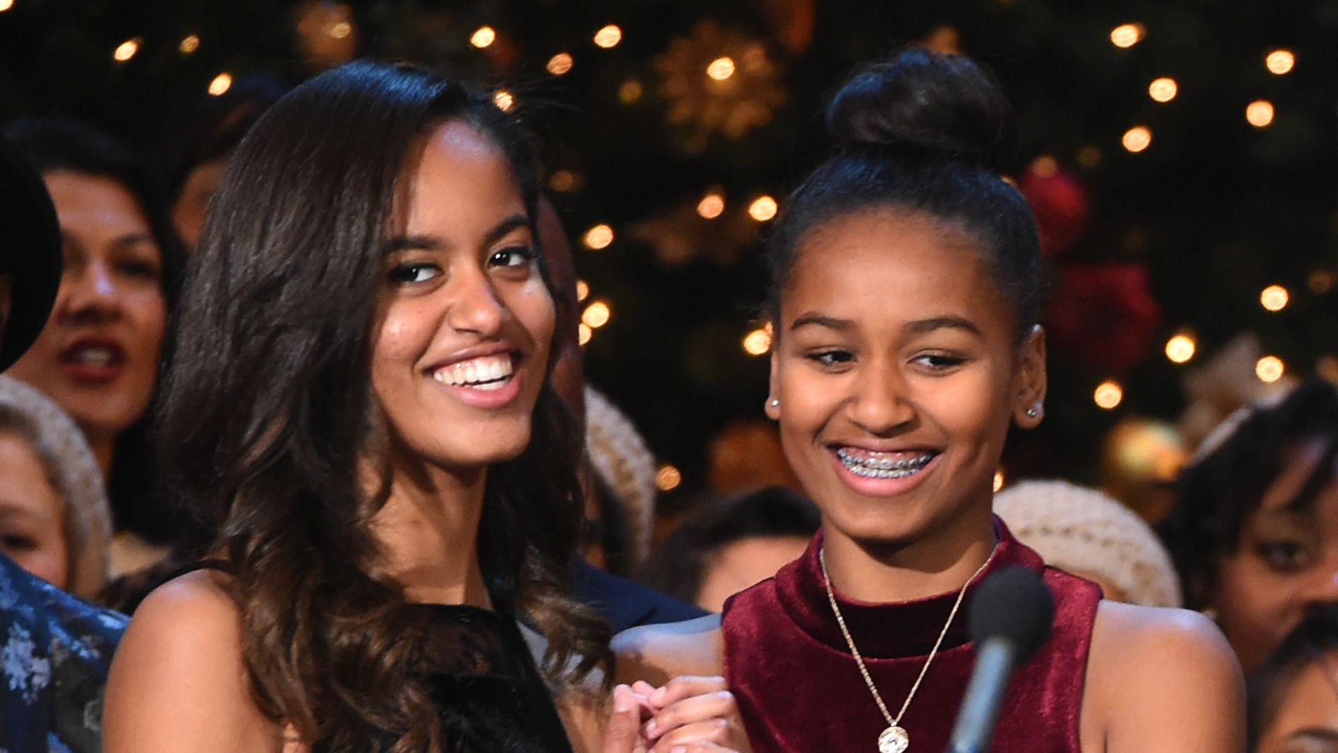 Malia and Sasha Obama