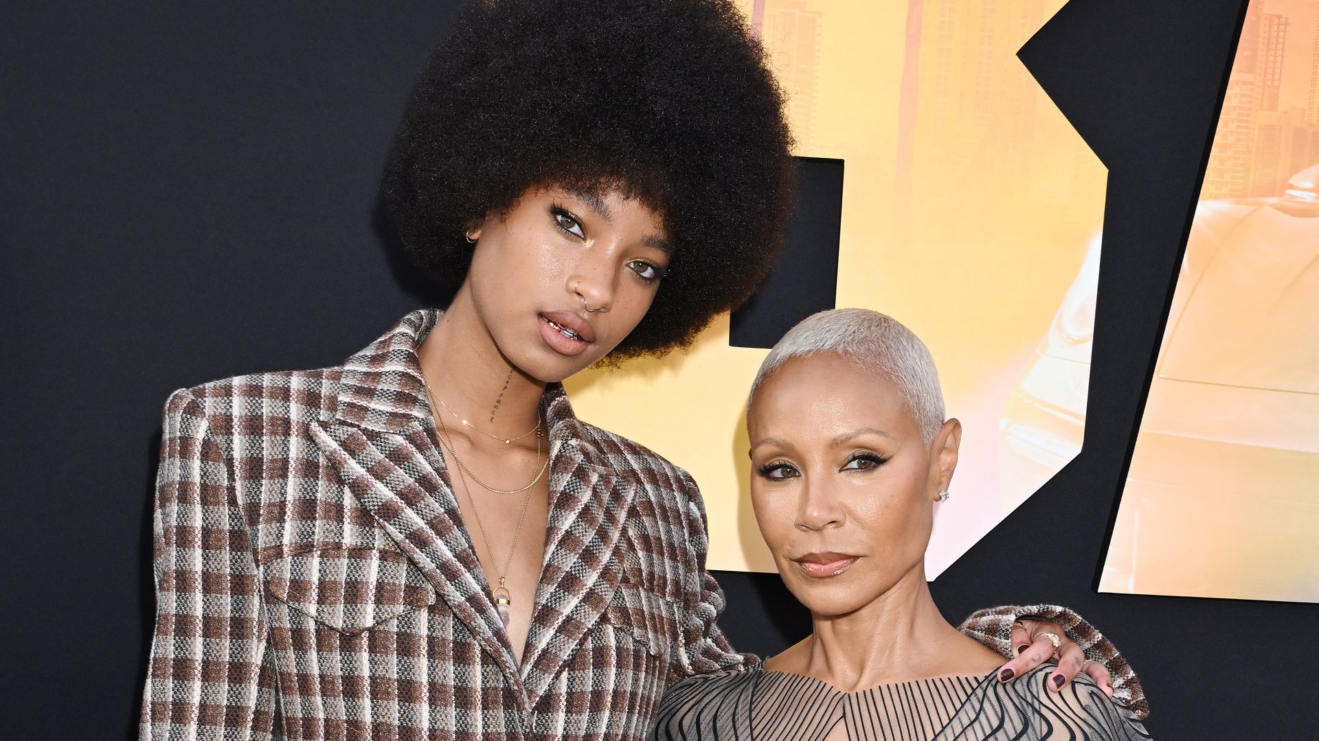 Jada Pinkett Smith steps out in support of daughter Willow Smith in totally unexpected look