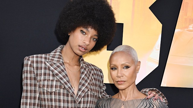 Willow Smith and Jada Pinkett Smith at the premiere of "Bad Boys: Ride or Die" at the TCL Chinese Theater on May 30, 2024 in Hollywood, California.