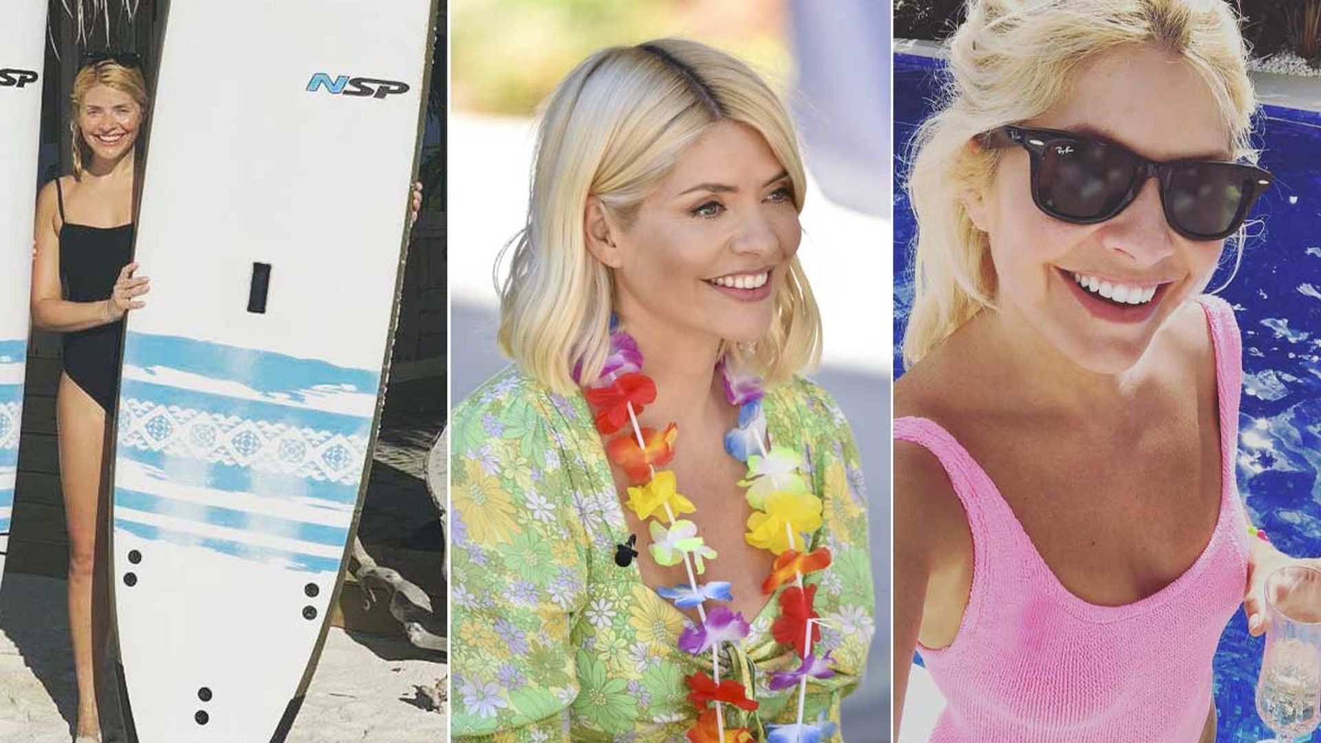 holly willoughby best holiday swimsuit photos