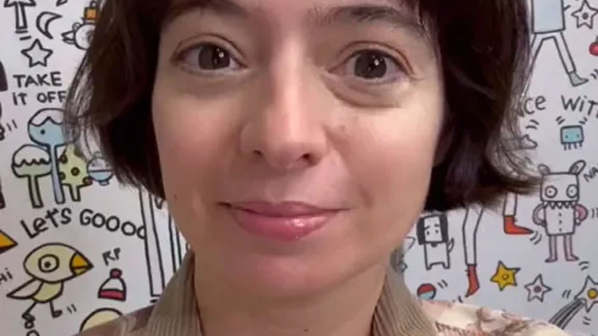 Big Bang star Kate Micucci fights back the tears as she gives major cancer update