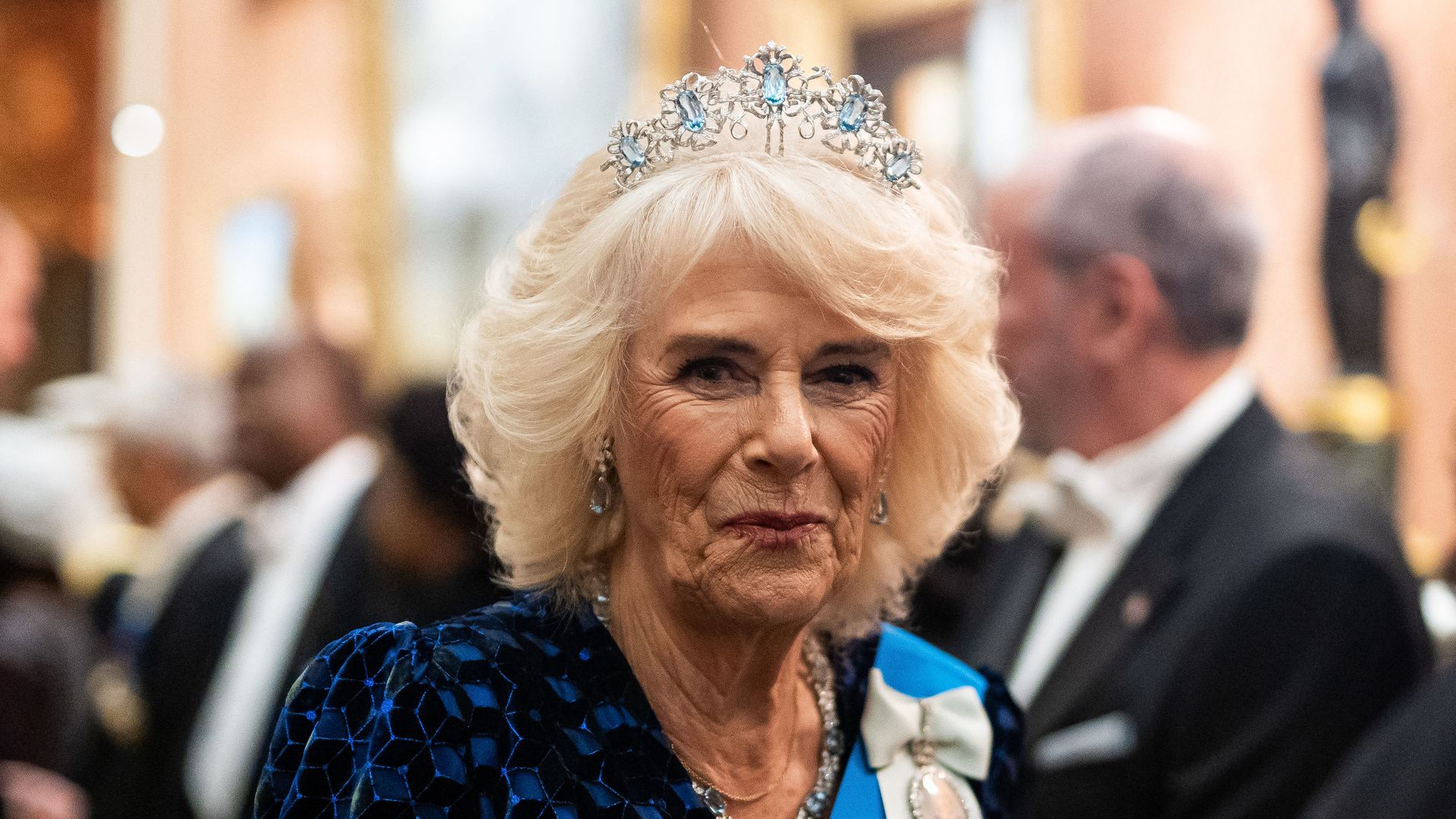 Queen Camilla debuts tiara worn twice at royal weddings