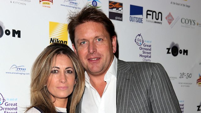 James Martin and Louise Davies posing together