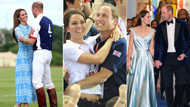 William and Kate's loved-up photos