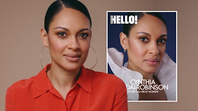 Header image of Cynthia Addai-Robinson and HELLO! cover