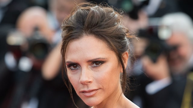 victoria beckham black stapless dress 