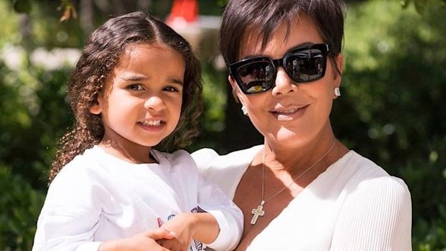 Kris Jenner with granddaughter Dream Kardashian