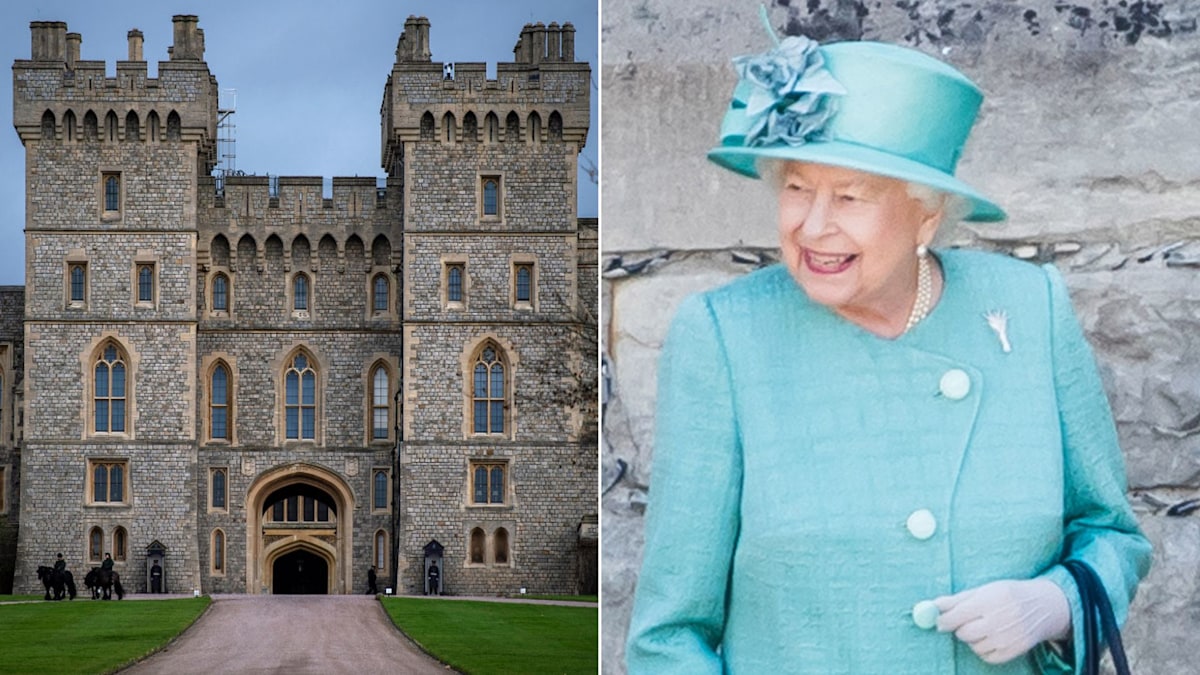 The Queen pictured in rarely seen room at Windsor Castle | HELLO!