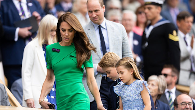 Princess Charlotte watched the Men's Singles Final from the Royal Box in 2023