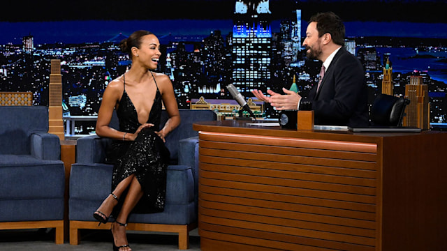 zoe saldana the tonight show