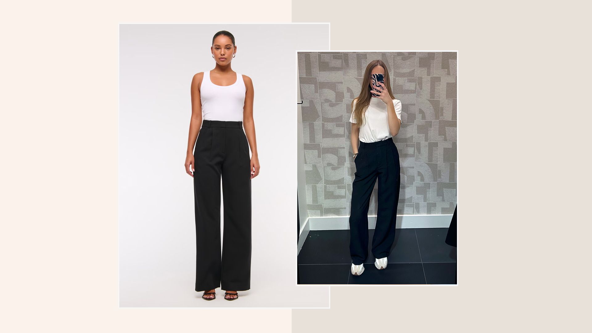 The people have spoken: Abercrombie's wide-leg trousers really are that good - and they're now on sale