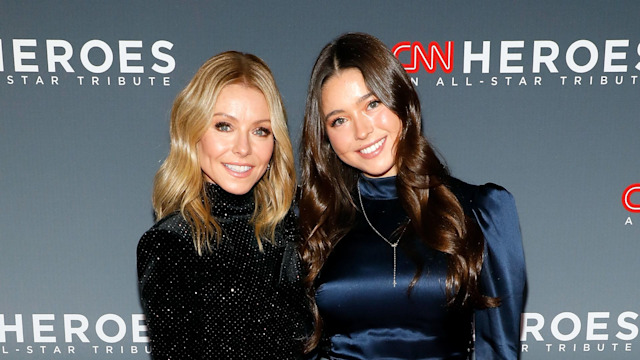 Kelly Ripa and Lola Consuelos attend the 13th Annual CNN Heroes Gala at American Museum of Natural History on December 08, 2019 in New York City