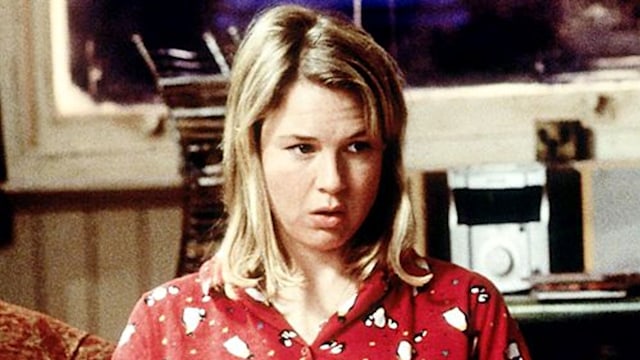 Bridget Jones wearing pyjamas in Bridget Jones' Diary