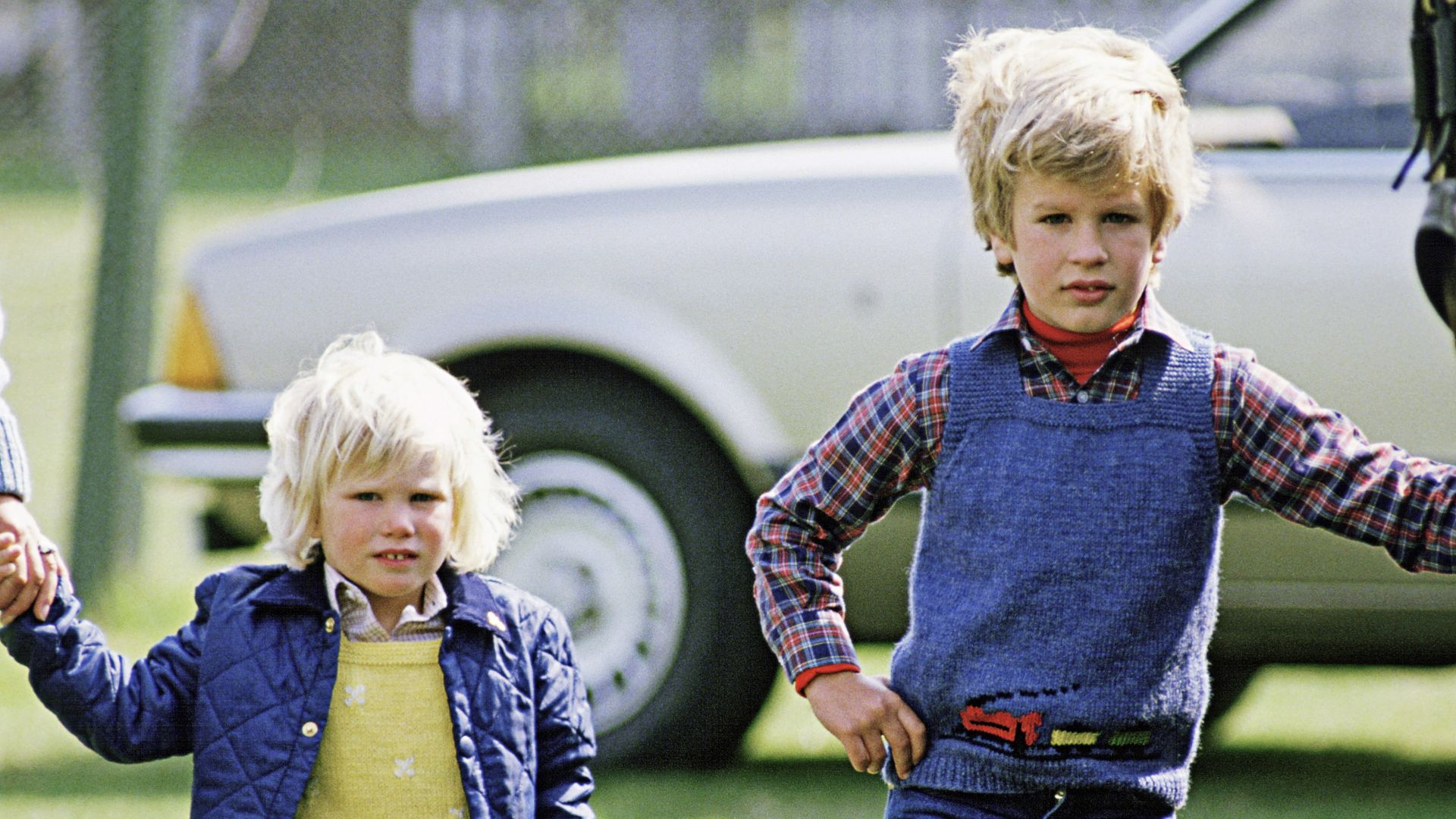 Zara And Peter Phillips At The Royal Windsor Horse Show, 1984