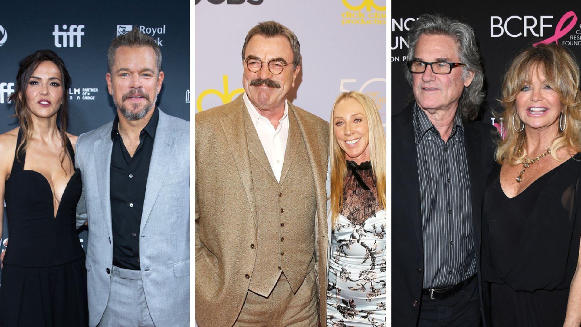 Matt Damon to Tom Selleck: long-lasting celebrity couples that found love in the most unusual ways