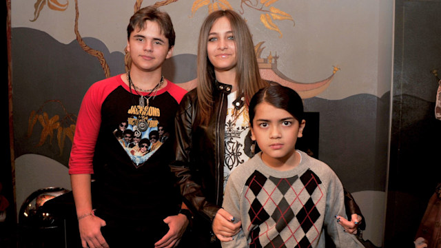 Michael Jackson's children - Prince, Paris and Blanket 