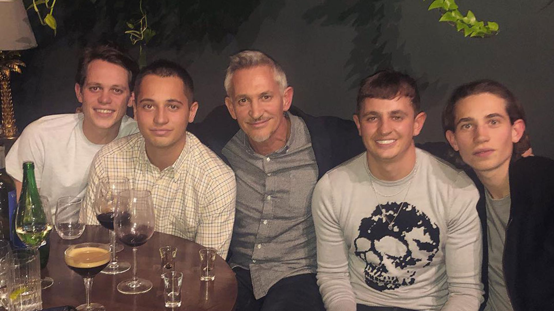 Gary Lineker shares rare photo with all four of his lookalike sons