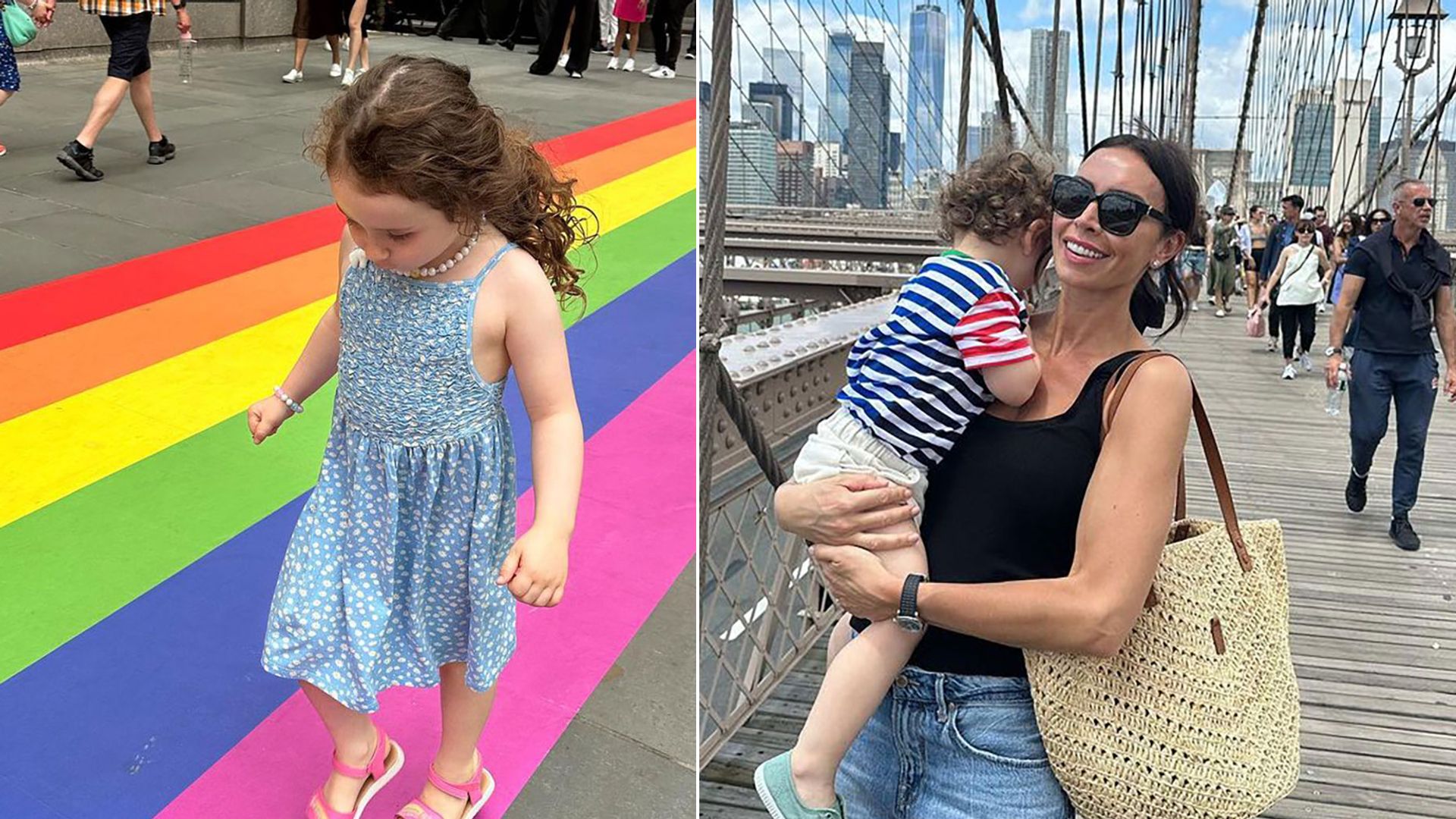 Christine Lampard’s children Patricia and Freddie have the curliest hair in new photos