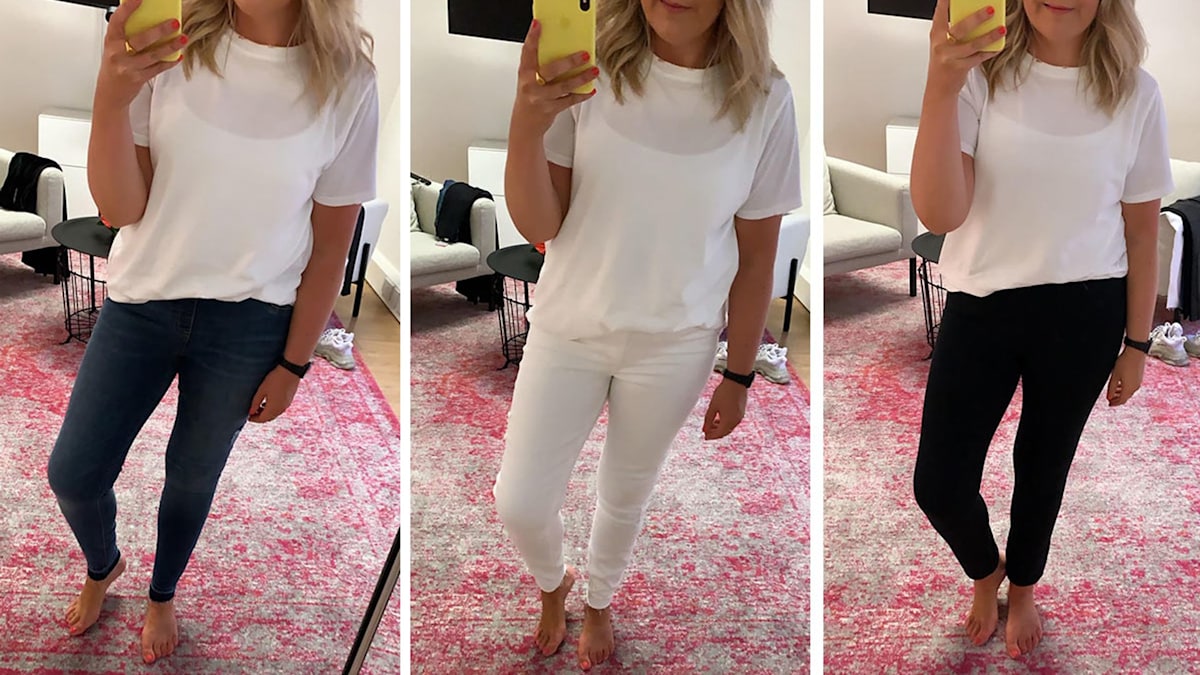 Spanx Slim-X Casual Cuffed White Jeans Size 27 - $40 - From Amanda