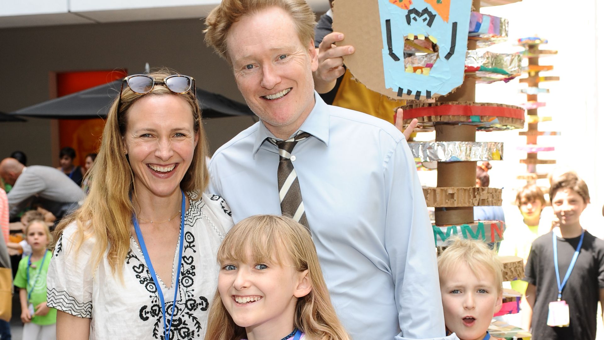 Meet Conan O’Brien’s 2 lookalike kids and ultra private wife