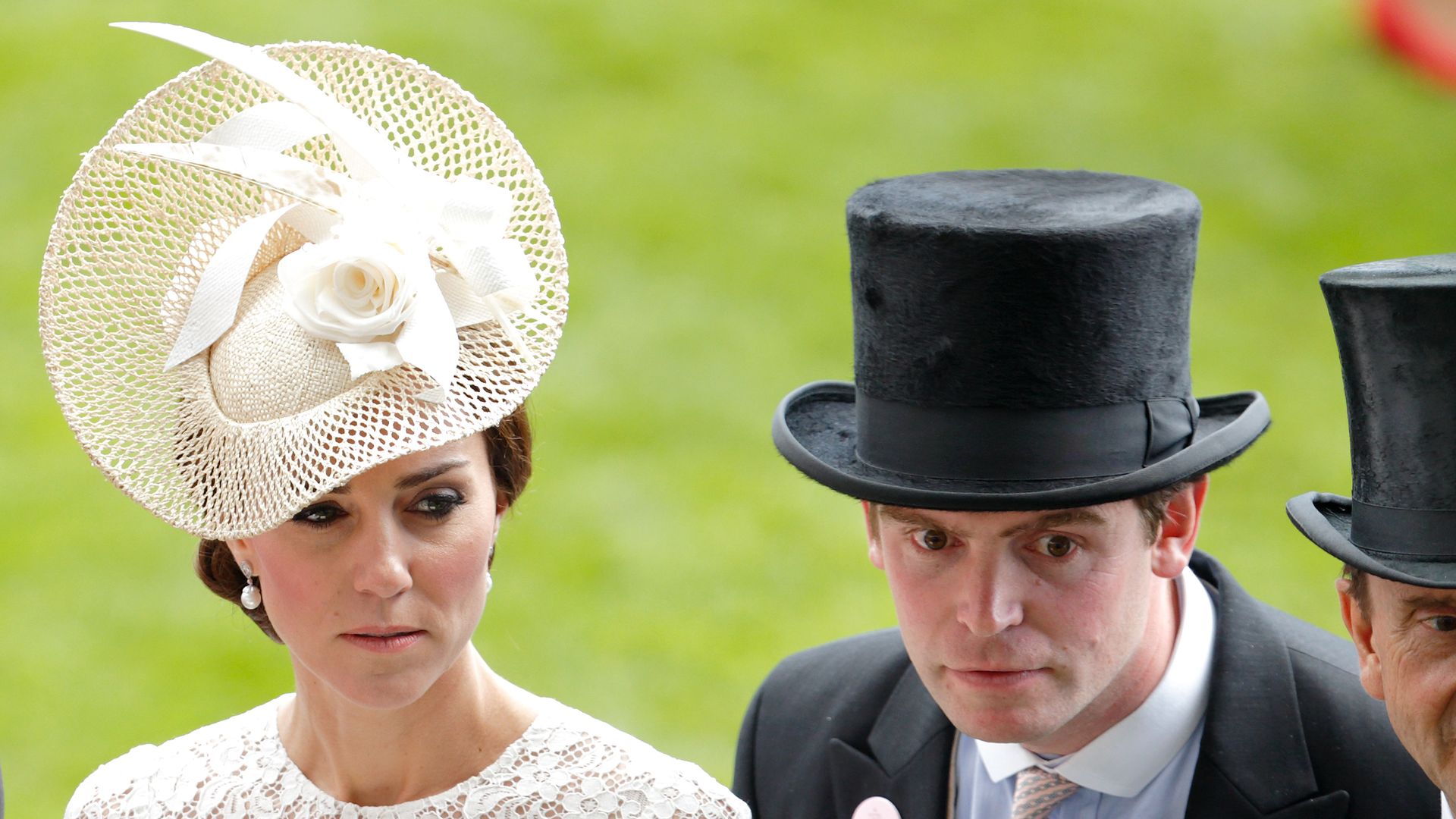 Kate Middleton with James Meade at Royal Ascot