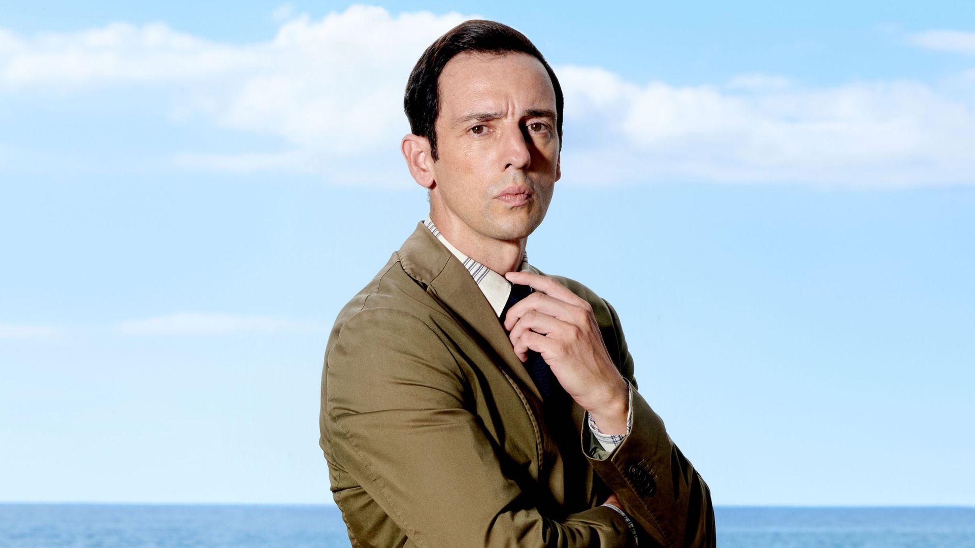 Ralf Little as DI Neville Parker on Death in Paradise 