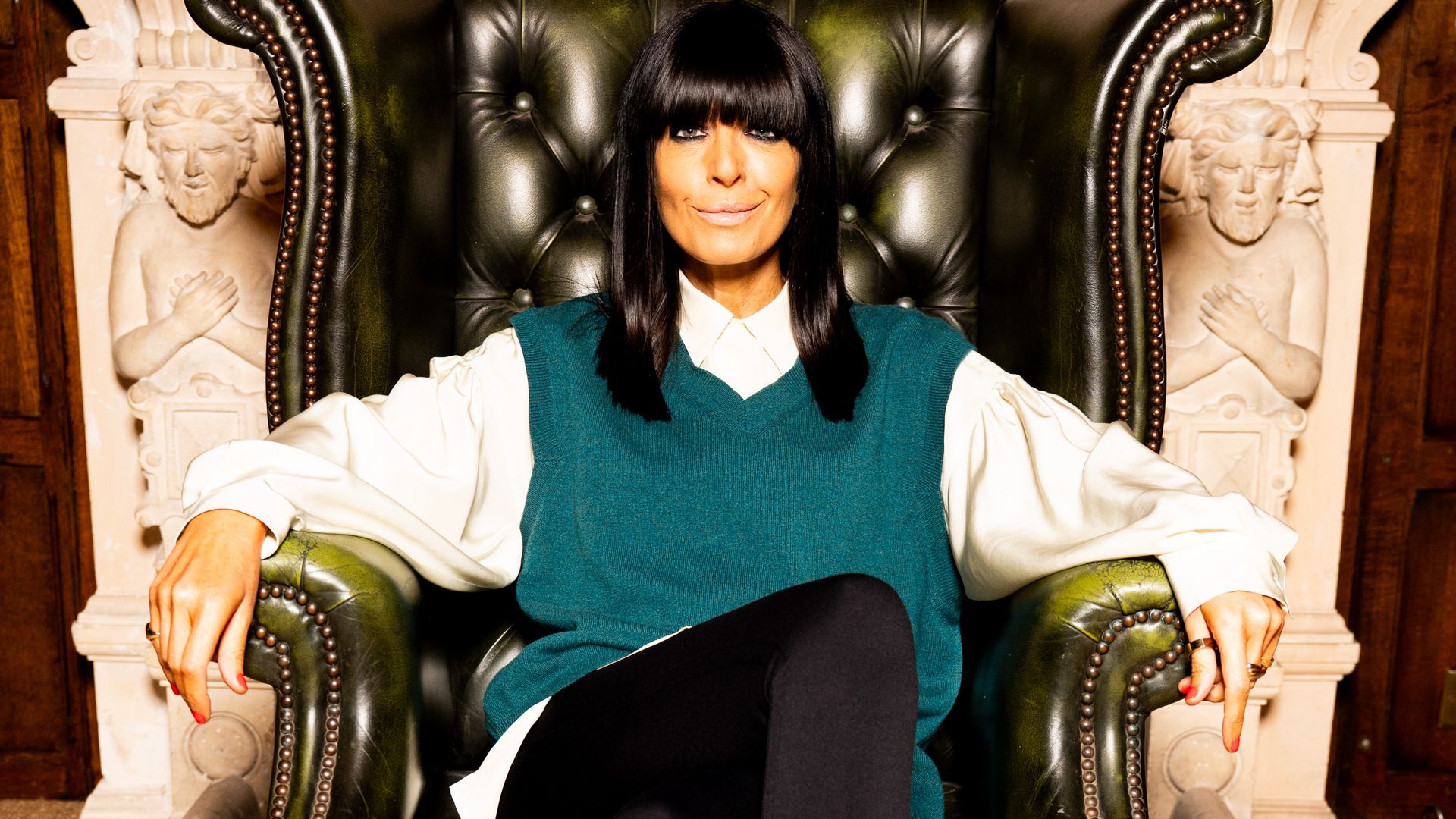 Claudia Winkleman's outfits on The Traitors & how to shop