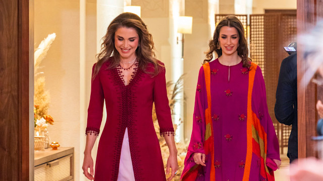 Queen Rania and Rajwa Al Saif