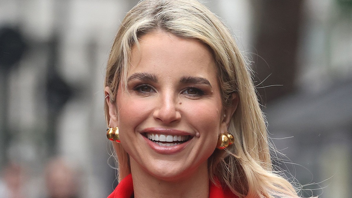 Vogue Williams divides fans with figure-skimming wedding guest dress