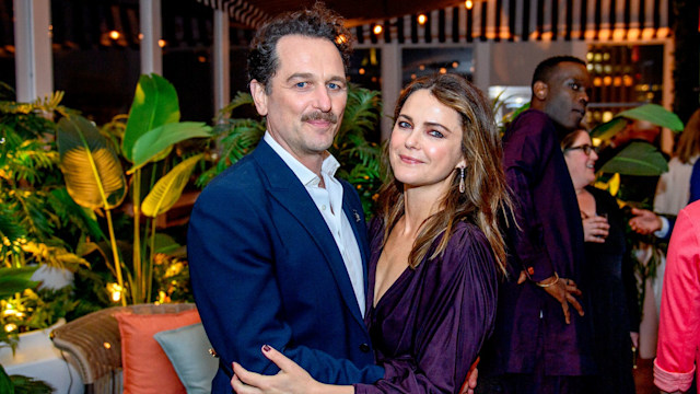 Matthew Rhys and Keri Russell attend Netflix's "The Diplomat" New York premiere after party at Park Lane Hotel on April 18, 2023 in New York City