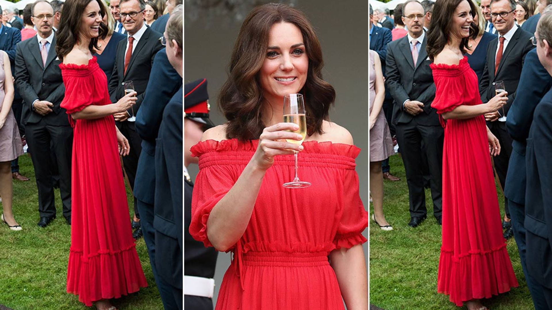 Marks & Spencer's lookalike of Kate Middleton’s favourite red dress is going straight on our wish list