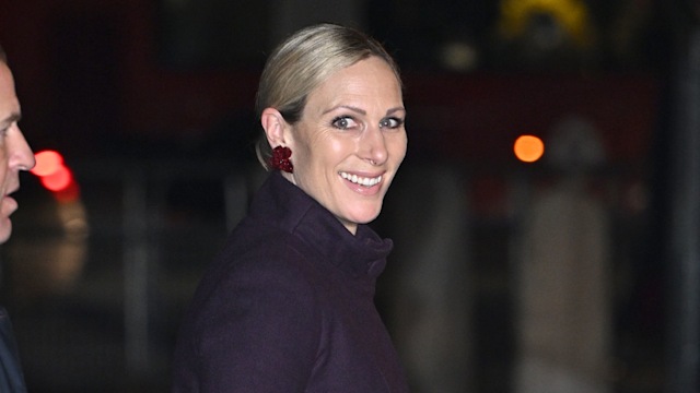 Zara Tindall arriving at Together At Christmas service at Westminster Abbey