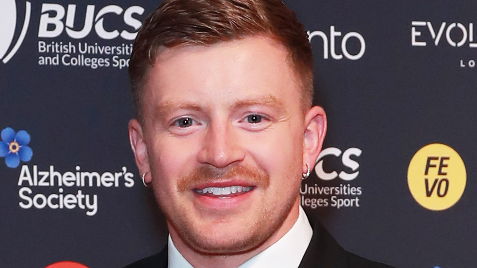 Holly Ramsay (L) and Adam Peaty 