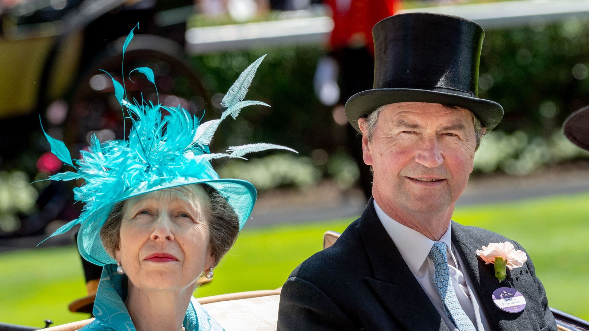 Princess Anne and Sir Timothy Laurence at Royal Ascot 