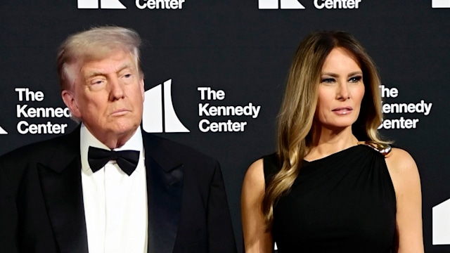 President Donald Trump and first lady Melania Trump