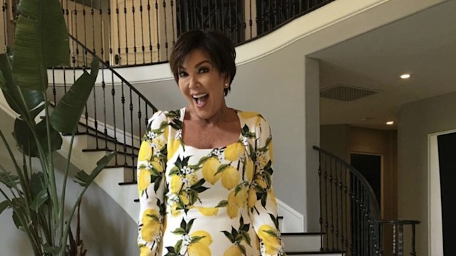 kris jenner inside home