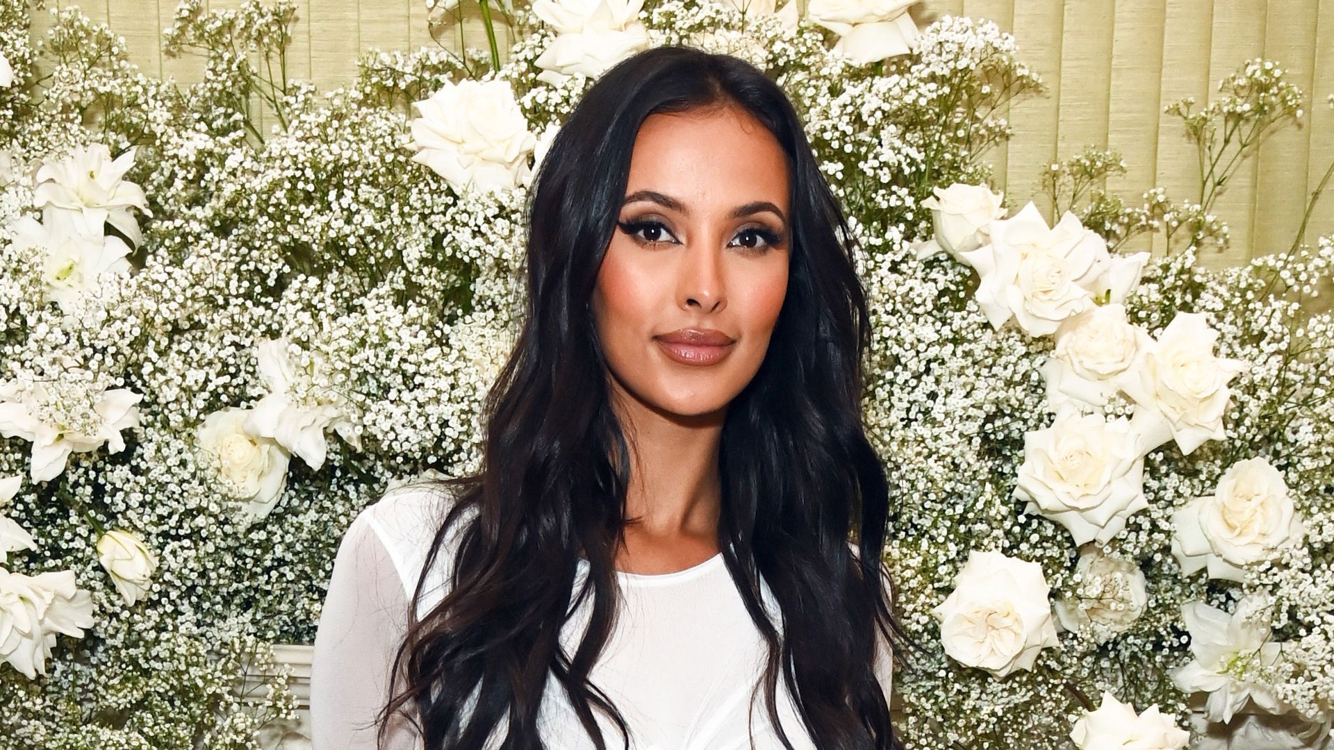 Maya Jama attends the British Vogue And Tiffany & Co. Celebrate Fashion And Film Party 