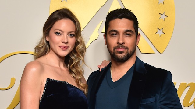 Amanda Pacheco and Wilmer Valderrama attend the Paramount Golden Globe Nominee Celebration at Cipriani Beverly Hills on January 04, 2025, in Beverly Hills, California