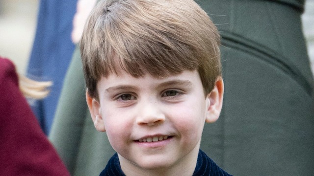 Prince Louis smiling