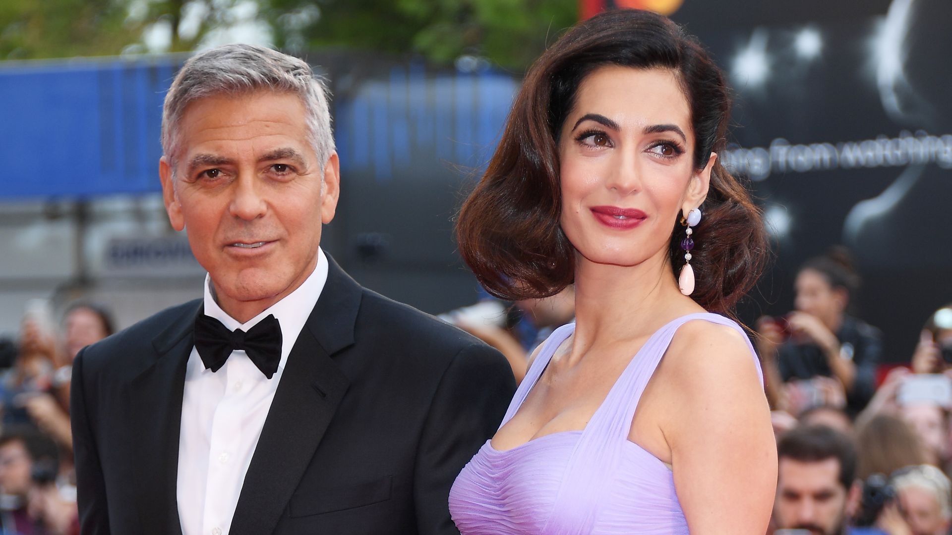 George Clooney and Amal Clooney at the 74th Venice Film Festival
