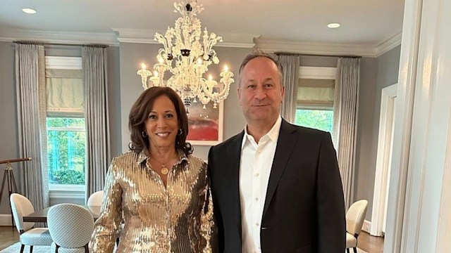 Kamala Harris and Doug