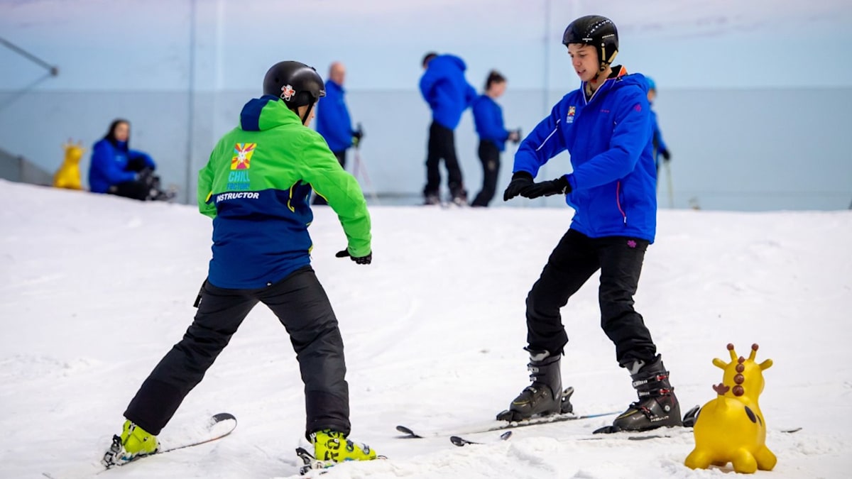 Can indoor skiing lessons get you ready for the real snow slopes? HELLO!
