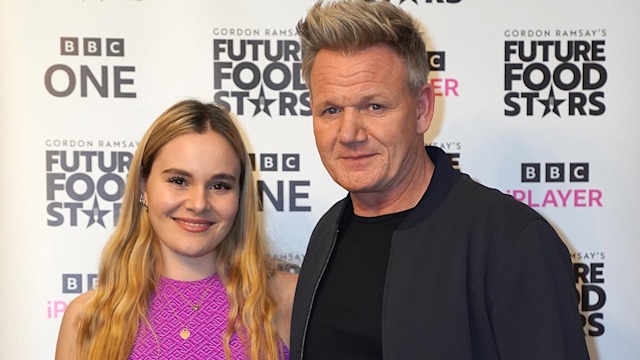 gordon ramsay and daughter tilly in purple