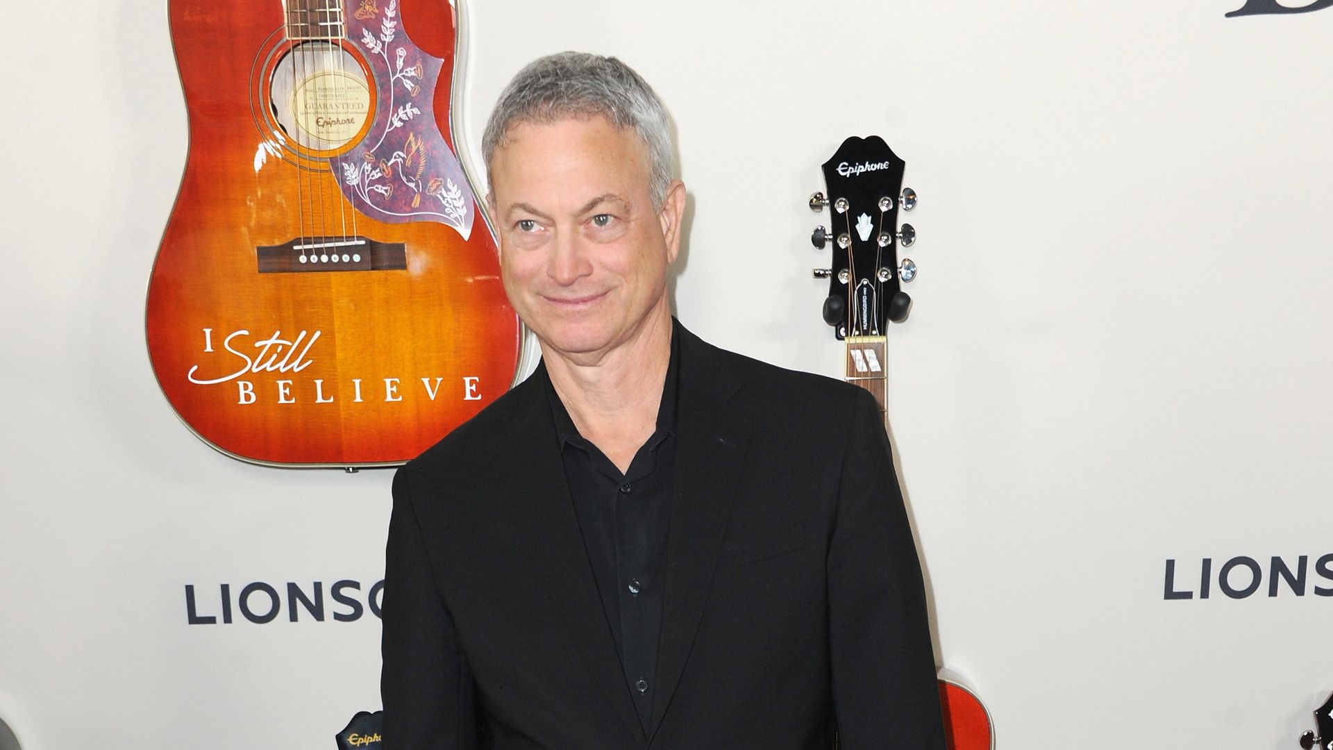 Gary Sinise arrives for the Premiere Of Lionsgate's "I Still Believe" held at ArcLight Hollywood on March 7, 2020 in Hollywood, California