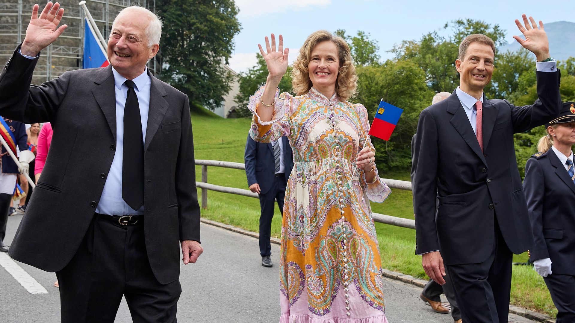Prince Hans Adam II, Princess Sophie and Prince Alois