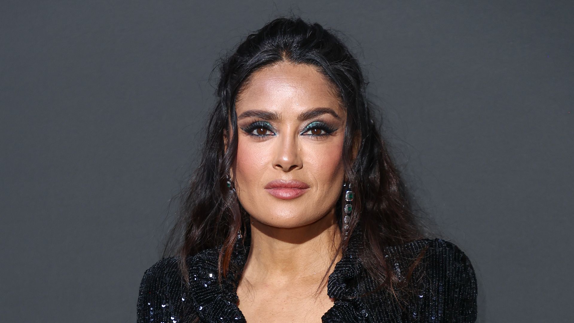 Salma Hayek attends the 2023 "Kering Women in Motion Award" during the 76th annual Cannes film festival
