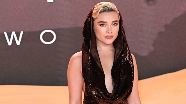 florence pugh in sequin dress