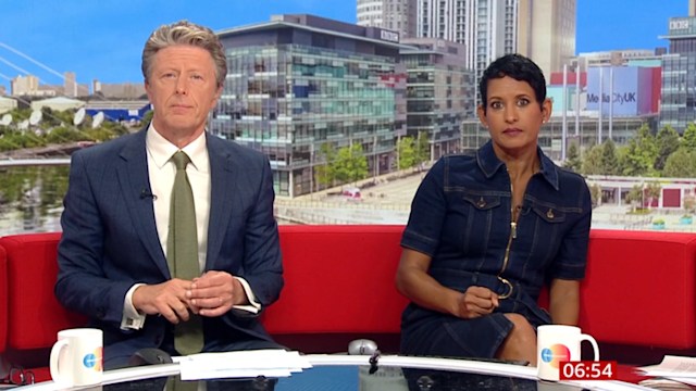 Charlie Stayt and Naga Munchetty on BBC Breakfast